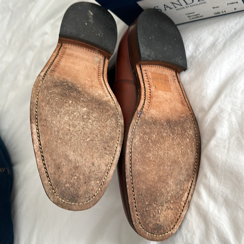 Sanders brown leather boots - Picture 3 of 6